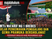 MTs Ma’arif NU 1 Brebes Gelar Perkemahan Penggalang dan Gema Pramuka Bersholawat