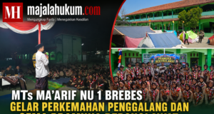 MTs Ma’arif NU 1 Brebes Gelar Perkemahan Penggalang dan Gema Pramuka Bersholawat