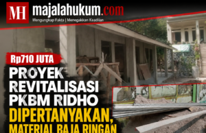 Rp710 Juta Proyek Revitalisasi PKBM RIDHO Dipertanyakan, Material Baja Ringan Disorot