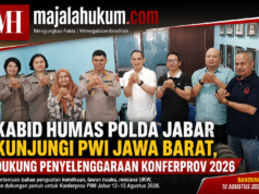 Kabid Humas Polda Jabar Kunjungi PWI Jawa Barat, Dukung Penyelenggaraan Konferprov 2026
