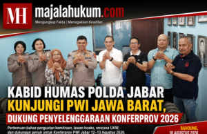 Kabid Humas Polda Jabar Kunjungi PWI Jawa Barat, Dukung Penyelenggaraan Konferprov 2026