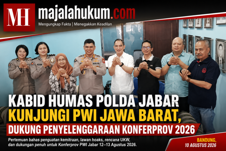 Kabid Humas Polda Jabar Kunjungi PWI Jawa Barat, Dukung Penyelenggaraan Konferprov 2026