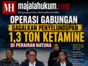 Operasi Gabungan Gagalkan Penyelundupan 1,3 Ton Ketamine di Perairan Natuna