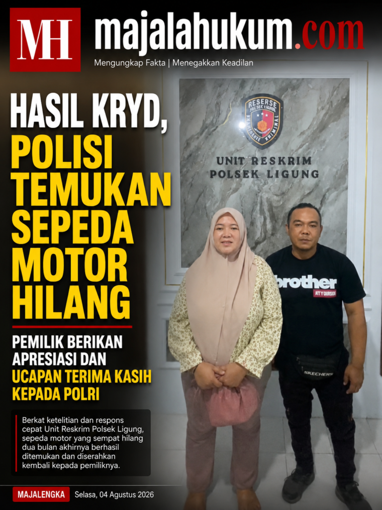 Hasil KRYD, Polisi Temukan Sepeda Motor Hilang; Pemilik Sampaikan Apresiasi dan Terima Kasih kepada Polri