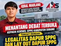 AMS TANTANG KORWIL SPPG SUBANG DEBAT TERBUKA: LEGALITAS DAPUR, LAY OUT, HINGGA TATA KELOLA ANGGARAN HARUS TERANG BENDERANG