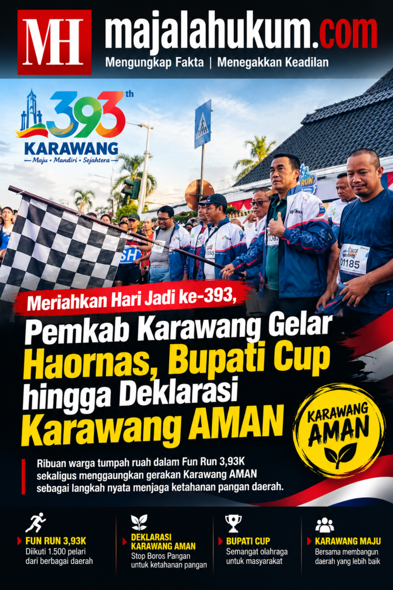 Meriahkan Hari Jadi ke-393, Pemkab Karawang Gelar Haornas, Bupati Cup Hingga Deklarasi Karawang AMAN