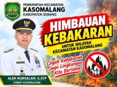 Camat Kasomalang Ajak Warga Waspadai Kebakaran di Musim Panas Ekstrem