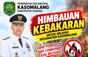 Camat Kasomalang Ajak Warga Waspadai Kebakaran di Musim Panas Ekstrem