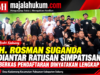 H. Rosman Suganda Diantar Ratusan Simpatisan, Berkas Pendaftaran Dinyatakan Lengkap