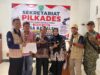 Yayat Ruhiyat Resmi Daftar Bacalon Kades Rawa Lele, Diantar Istri dan Simpatisan Berjalan Kaki