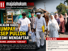 Bacalon Kades Kumpay Asep Pulloh Resmi Mendaftar, Usung Jargon “CEKAS”
