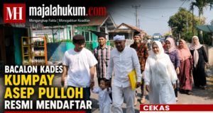 Bacalon Kades Kumpay Asep Pulloh Resmi Mendaftar, Usung Jargon “CEKAS”