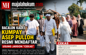 Bacalon Kades Kumpay Asep Pulloh Resmi Mendaftar, Usung Jargon “CEKAS”