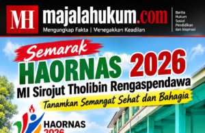 Semarak Haornas 2026, MI Sirojut Tholibin Rengaspendawa Tanamkan Semangat Sehat dan Bahagia