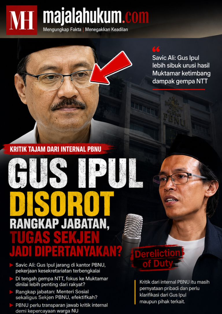 Kinerja Gus Ipul sebagai Sekjen PBNU Kembali Disorot, Rangkap Jabatan Jadi Perdebatan