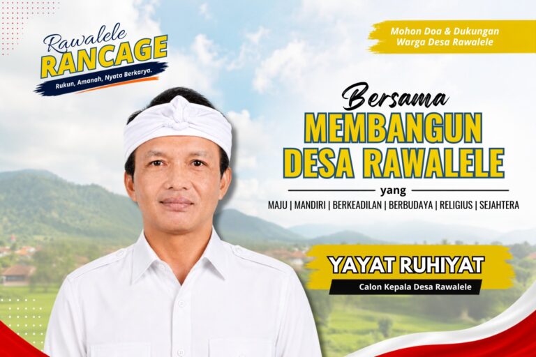Sahabat Kang Yayat Ajak Masyarakat Rawa Lele Bersatu Sukseskan Pilkades 2026