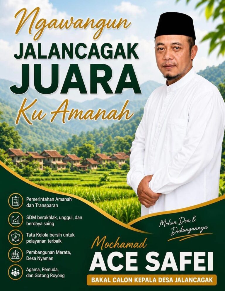 Mochamad Ace Safei Siap “Ngawangun Desa Jalancagak Jadi Desa Juara”