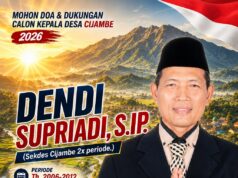 Kang Dendi Supriadi Usung “CIJAMBE BERSINAR”, Siap Benahi Desa dan Wujudkan Pemerintahan Transparan