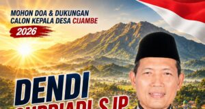 Kang Dendi Supriadi Usung “CIJAMBE BERSINAR”, Siap Benahi Desa dan Wujudkan Pemerintahan Transparan