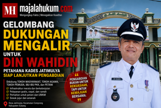 Gelombang Dukungan Mengalir untuk Din Wahidin, Petahana Kades Jatimulya Siap Lanjutkan Pengabdian