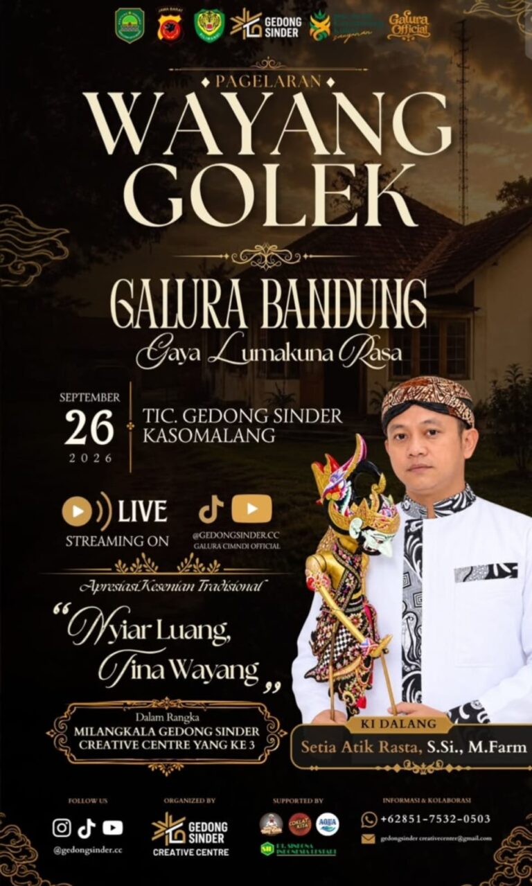 Wayang Golek Bakal Mengguncang Kasomalang, Gedong Sinder Rayakan Milangkala ke-3