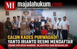 Calon Kades Purwadadi Yanto Irianto Resmi Mendaftar, Usung Visi Desa Mandiri, Sejahtera dan Berakhlak