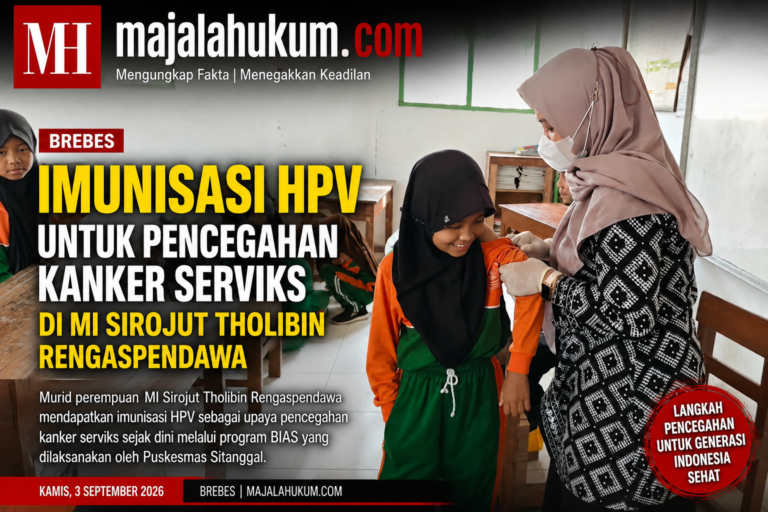 Imunisasi HPV di MI Sirojut Tholibin, Langkah Pencegahan Kanker Serviks Sejak Dini