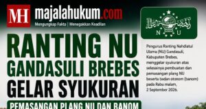 Ranting NU Gandasuli Brebes Gelar Syukuran Pemasangan Plang NU dan Banom