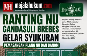 Ranting NU Gandasuli Brebes Gelar Syukuran Pemasangan Plang NU dan Banom