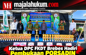 Ketua FKDT Brebes Bakar Semangat Kafilah PORSADIN Songgom