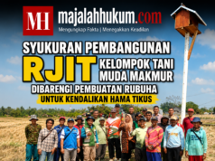 Kelompok Tani Muda Makmur Gelar Syukuran Pembangunan RJIT dan Pembuatan Rubuha di Ujungjaya
