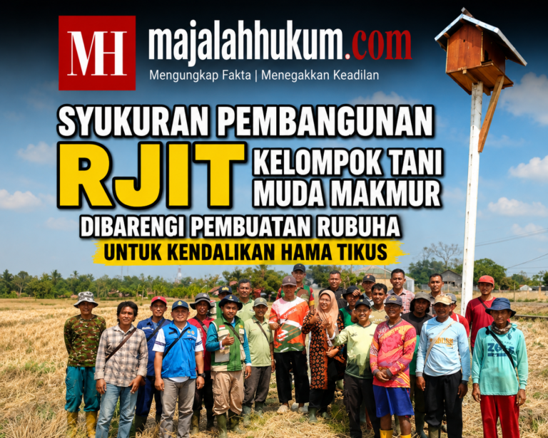 Kelompok Tani Muda Makmur Gelar Syukuran Pembangunan RJIT dan Pembuatan Rubuha di Ujungjaya