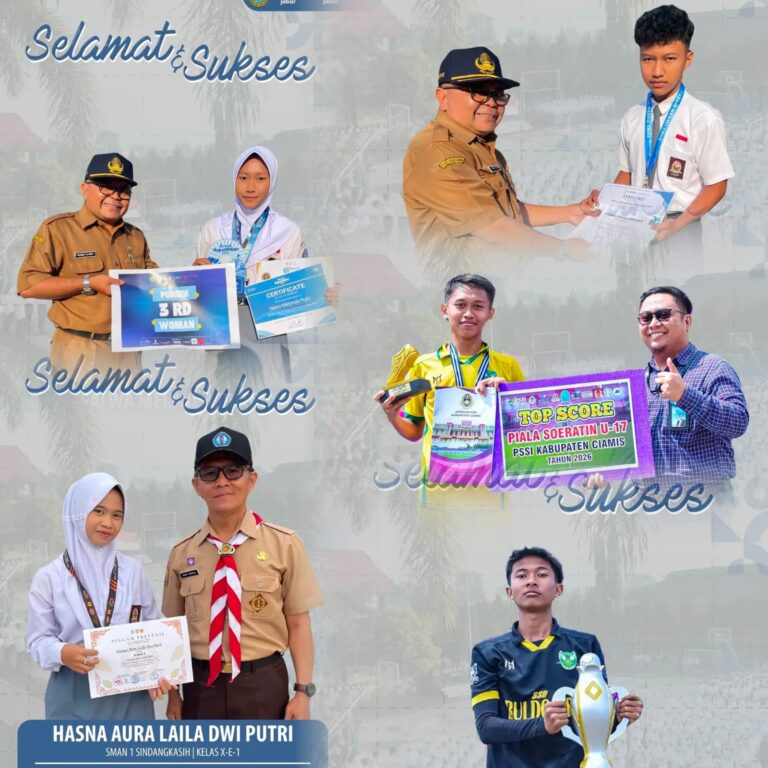 Panen Prestasi Nasional dan Regional, Siswa SMAN 1 Sindangkasih Borong Medali Sepanjang 2026