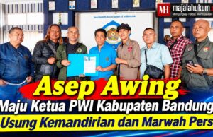 Asep Awing Maju Ketua PWI Kabupaten Bandung, Usung Kemandirian dan Marwah Pers.